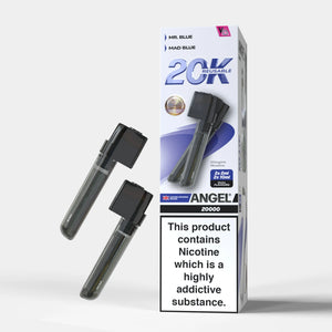 Blue Edition 2x (2ml pod+ 10ml refill) Angel® 20000 Pods