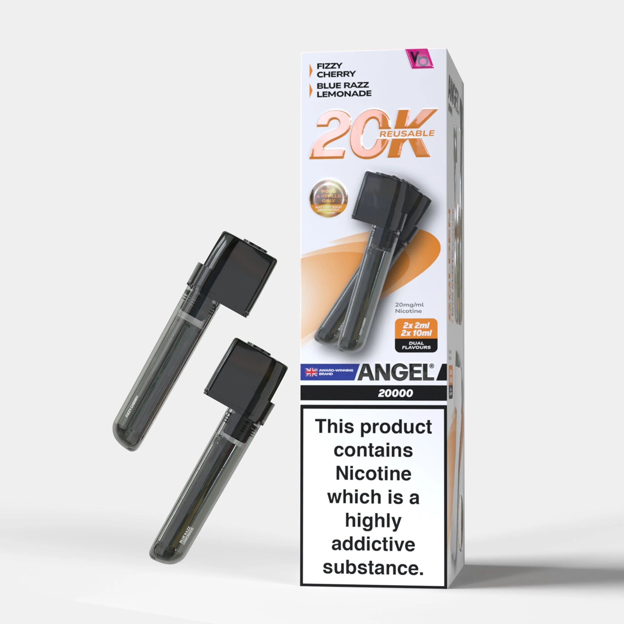 Golden Edition 2x (2ml pod+ 10ml refill) Angel® 20000 Pods