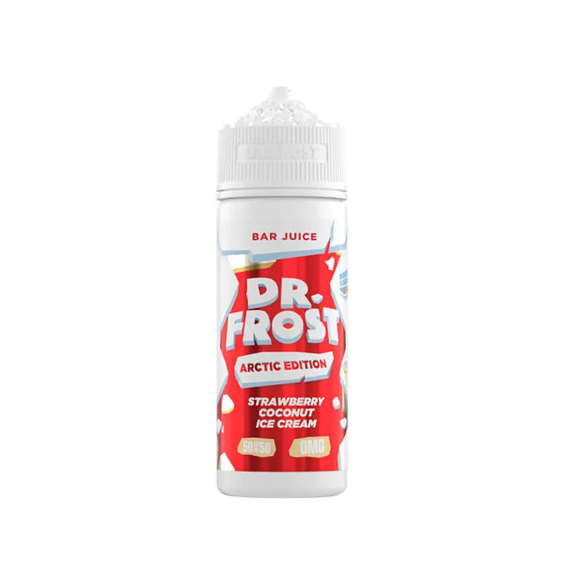 Dr Frost Arctic Strawberry Coconut Ice Cream 100ml Shortfill E-Liquid Dr Frost