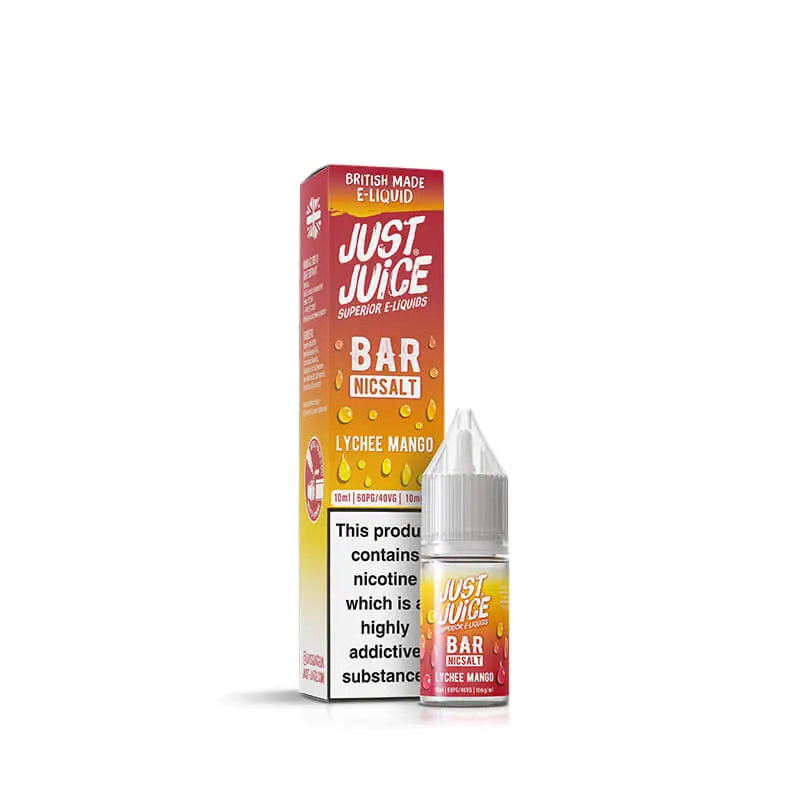 Just Juice Bar Range Lychee & Mango 10ml Nic Salt E-Liquid