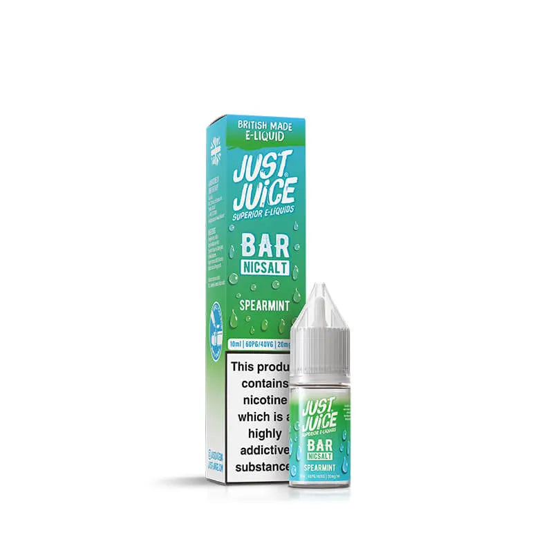 Just Juice Bar Range Spearmint 10ml Nic Salt E-Liquid