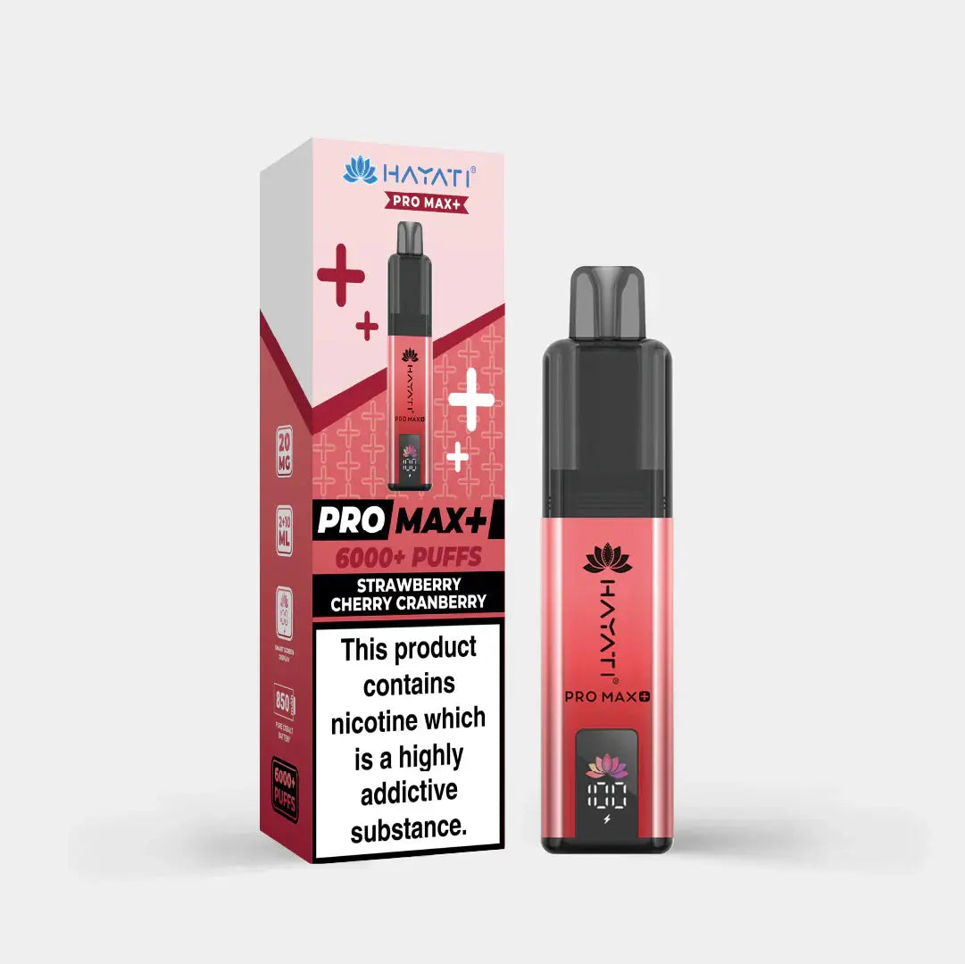 Strawberry Cherry Cranberry Hayati® Pro Max+ | 6000+ Puffs