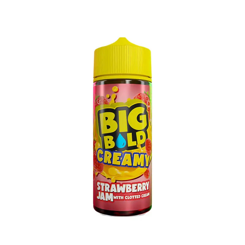 Big Bold Creamy Strawberry Jam & Clotted Cream  100ml Shortfill E-Liquid