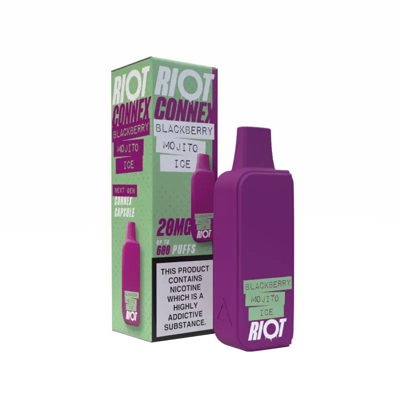 Riot Squad Connex Blackberry Mojito Ice Prefilled Vape Pod - 1PK Riot Squad