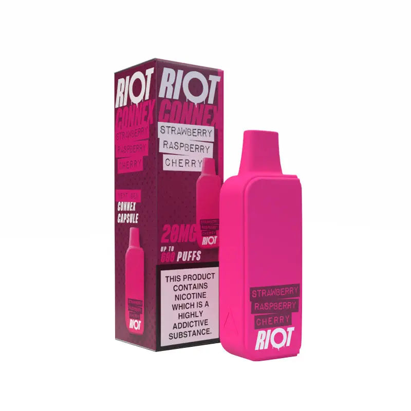 Riot Squad Connex Strawberry Raspberry Cherry Prefilled Vape Pod - 1PK Riot Squad