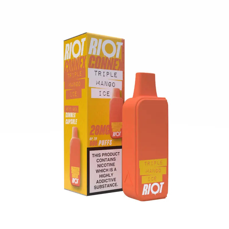 Riot Squad Connex Triple Mango Ice Prefilled Vape Pod - 1PK Riot Squad