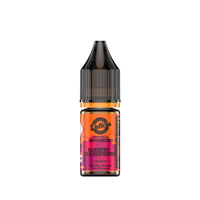 Deliciu V2 Blueberry Sour Raspberry 10ml Nic Salt E-Liquid by Vaporesso Deliciu