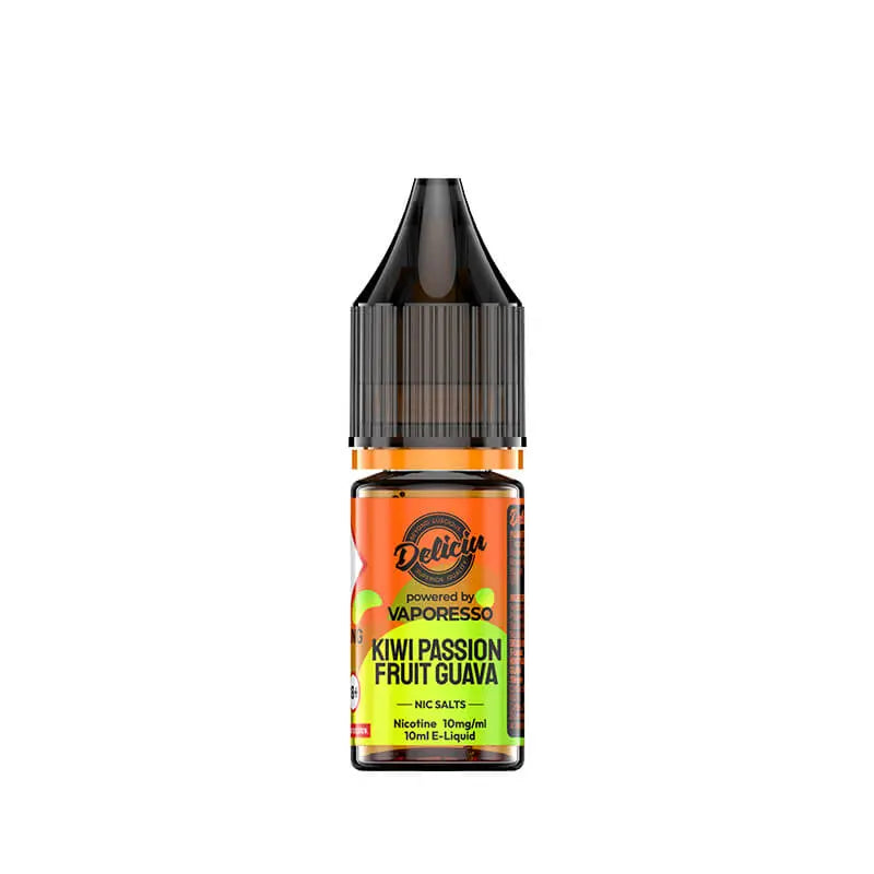 Deliciu V2 Kiwi Passion Fruit Guava 10ml Nic Salt E-Liquid by Vaporesso Deliciu