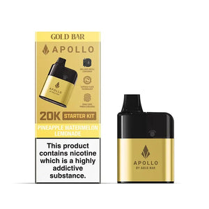 Gold Bar Apollo Prefilled Pod Vape Kit Gold Bar