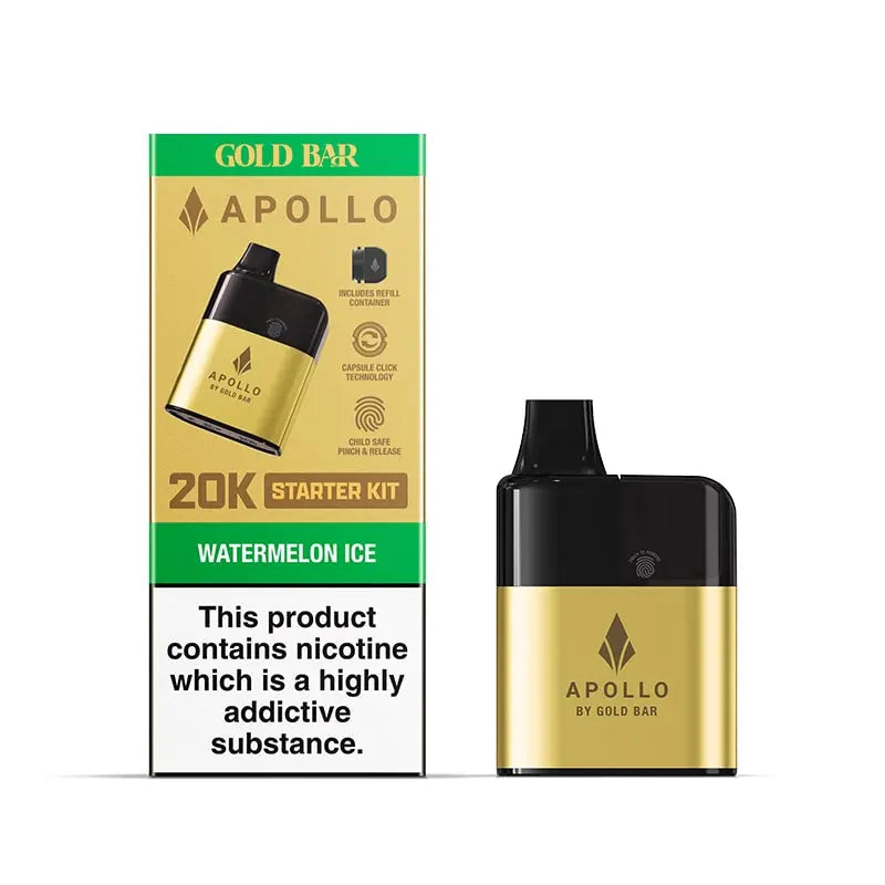 Gold Bar Apollo Prefilled Pod Vape Kit Gold Bar