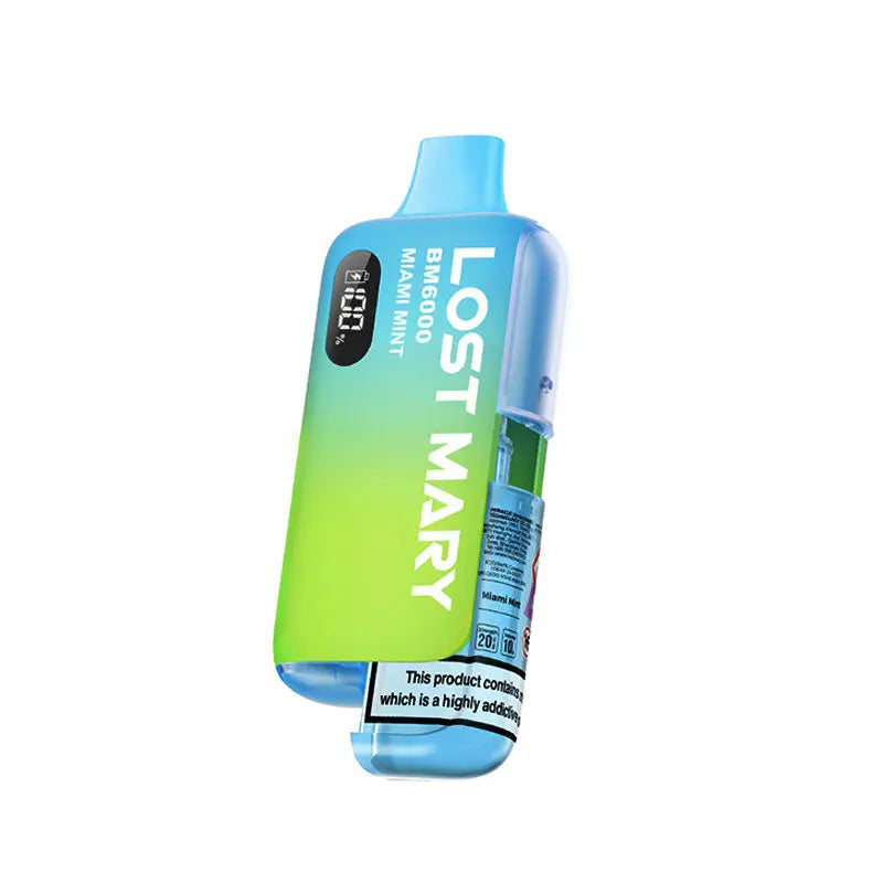 Lost Mary BM6000 Miami Mint Disposable Vape  - 20mg Lost Mary