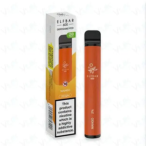 ELFBAR 600 Disposable Vape - 20mg Vape fusion