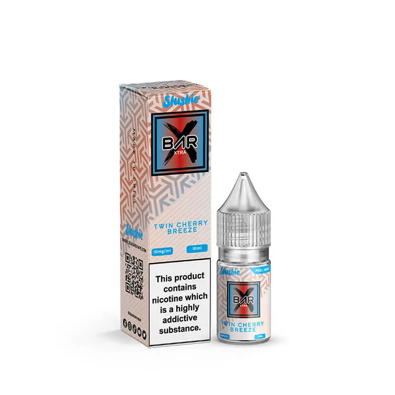 Slushie Bar Xtra Twin Cherry Breeze 10ml Nic Salt E-Liquid Slushie