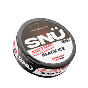 SNU Black Ice Nic Pouches by Bar Juice - 60mg/g SNU