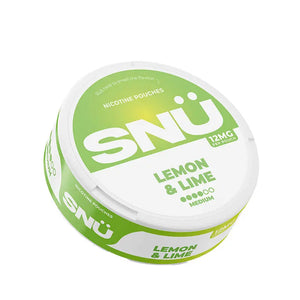 SNU Lemon & Lime Nic Pouches by Bar Juice SNU