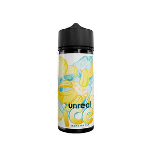 Unreal Ice Banana Ice 100ml Shortfill E-Liquid Unreal