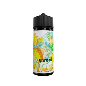 Unreal Ice Pineapple Ice 100ml Shortfill E-Liquid Unreal