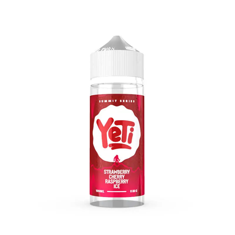 Yeti Summit Series Strawberry Cherry Raspberry Ice 100ml Shortfill E-Liquid Yeti